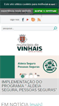 Mobile Screenshot of cm-vinhais.pt